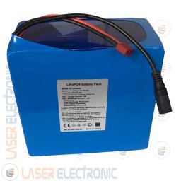 Batteria a Litio LiFePo4 12V 30AH 30000mA + Charger 14.6V 3AH
