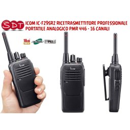 ICOM IC-F29SR2 RICETRASMETTITORE PROFESSIONALE PORTATILE ANALOGICO PMR 446 - 16 CANALI