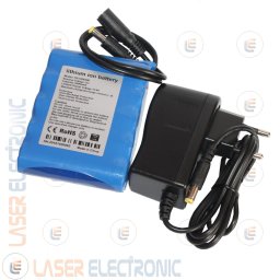 Batteria a Litio 12V 6.5AH 6500mA + Caricabatteria 12.6V 1.0Ah