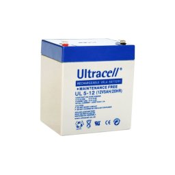 Batteria al Piombo AGM Professionale UL5-12 Ultracell UK 12V DC 5.0AH 5AH