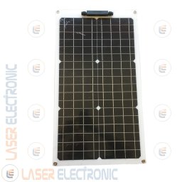 Pannello Solare Fotovoltaico 30W 12V Flessibile Monocristallino Camper Barca