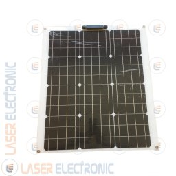 Pannello Solare Fotovoltaico 50W 12V Flessibile Monocristallino Camper Barca
