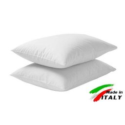 Coppia Federe Guanciale Federe Maxi Puro Cotone Made in Italy BIANCO