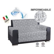 Copridivano IMPERMEABILE antimacchia made in Italy trapuntato ANTISCIVOLO