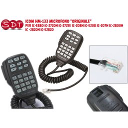 ICOM HM-133V MICROFONO "ORIGINALE" PER ICOM IC-2800-2725-2720-2820