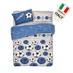 Sacco copripiumino campionato calcio squadre pallone juve milan inter