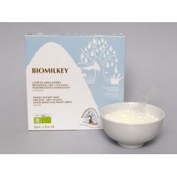 Biomilkey Latte in Polvere di Asina Intero Pastorizzato Liofilizzato Biologico 100gr