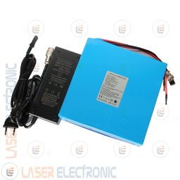 Batteria a Litio 12V 100AH 100000mA Spunto 30A con Caricabatteria 12.6V 10.0AH