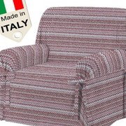Copridivano copertura con lacci copripoltrona tipo MISSONI Made in Italy