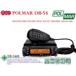 POLMAR DB-54M RICETRASMETTITORE DUAL BAND BIBANDA VEICOLARE VHF/UHF