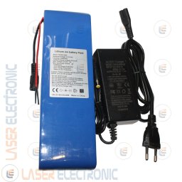Batteria a Litio 24V 12000mA con Caricabatteria 25.2V (NON per motori)
