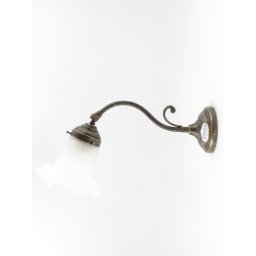 Applique ottone e vetro am7