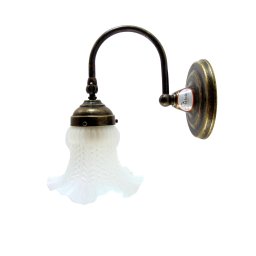 Applique vetro satinato bianco ac2