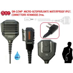 SM-02WP MICRO-ALTOPARLANTE WATERPROOF IP67, CONNETTORE KENWOOD 2pin.