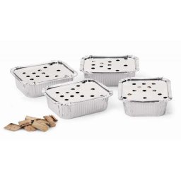 4 kit monouso legna da affumicatura weber