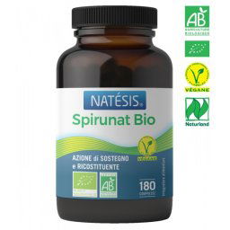 SPIRUNAT BIO spirulina per migliorare il tono e la vitalitÃ e rafforzare le difese immunitarie 180 cpr