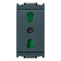 vimar idea bpresa di corrente 2p + t 16a grigio or16203