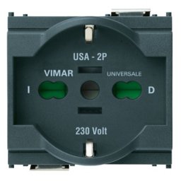 vimar idea presa universale 2p + t 16a grigio or16210