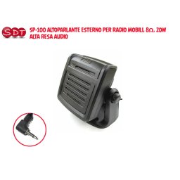 SP-100 ALTOPARLANTE ESTERNO PER RADIO MOBILI, 8Ω, 20W, ALTA RESA AUDIO
