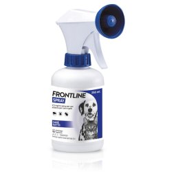 Frontline Spray 250ml, Protegge Cani, Gatti e Cuccioli dal Secondo Giorno di Vita