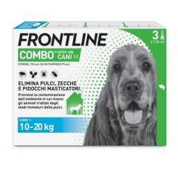 Frontline Combo antiparassitario cani 10-20kg 3 pipette