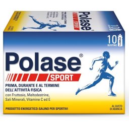 Polase Sport Integratore Salino Energetico 10 Bustine Arancia per Sportivi