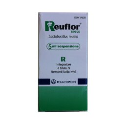Reuflor Gocce 5ml Integratore Fermenti Lattici per Flora Intestinale