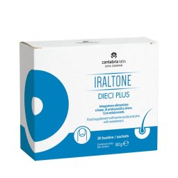 Iraltone Dieci Plus Integratore Caduta Capelli Donna, 20 bustine