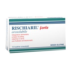 Rischiaril Forte Integratore Alimentare Citicolina Vitamina C E - 10 Bustine