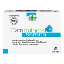 Estromineral Serena Plus Integratore Menopausa 30 Compresse Isoflavoni Calcio D3