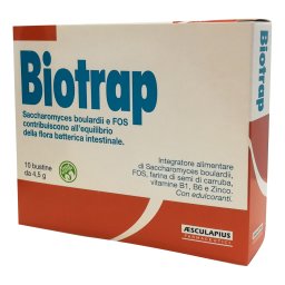 Biotrap integratore intestinale con fermenti lattici 10 bustine