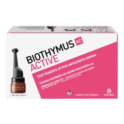 Biothymus AC Active Trattamento Anticaduta Donna 10 Fiale Formula Intensiva