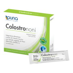 Guna ColostroNoni Integratore Alimentare per Flora Intestinale 24 Bustine Orosolubili