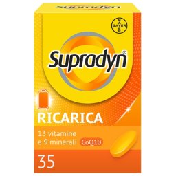Supradyn Ricarica Integratore Multivitaminico 13 Vitamine 9 Minerali Coenzima Q10 35 Compresse