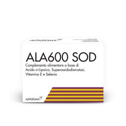 ALA600 Integratore Acido Alfa Lipoico SOD Antiossidante 20 Compresse