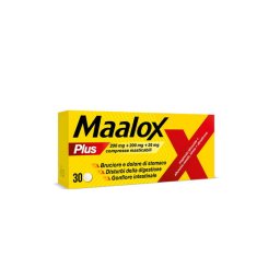 Maalox Plus 30 compresse masticabili per acidità e gonfiore