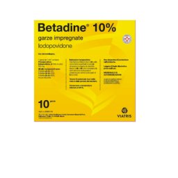 Betadine 10 Garze Impregnate 10x10