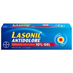 Lasonil Antidolore Gel Antidolorifico e Antinfiammatorio per Dolori Muscolari e Articolari Tubo 50g