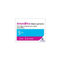Amorolfina MYLAN 5% smalto medicato 2,5 ml