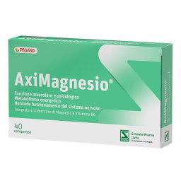 AXIMAGNESIO 40 COMPRESSE Integratore di Magnesio per Stanchezza, Crampi, Irritabilità