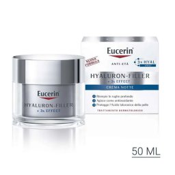 Eucerin Hyaluron-Filler Crema Notte Antirughe Idratante 50ml