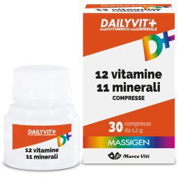 Massigen Dailyvit 12 Vitamine 11 Minerali 30 Compresse