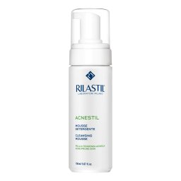 Rilastil Acnestil Mousse Detergente Viso 165ml per Pelli Acneiche Purificante