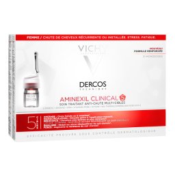 Vichy Dercos Aminexil Intensive donna con 21 fiale anticaduta