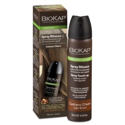 Biokap Nutricolor Delicato Spray Ritocco Castano Chiaro 75ml