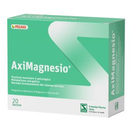 Aximagnesio 20 Bustine Integratore di Magnesio ad Alta Biodisponibilità
