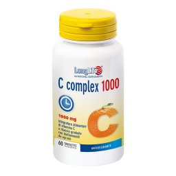 Longlife Integratore Vitamina C 1000mg con Bioflavonoidi 60 Tavolette Rilascio Graduale