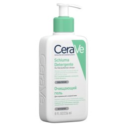 CeraVe Schiuma Detergente viso pelli normali e grasse