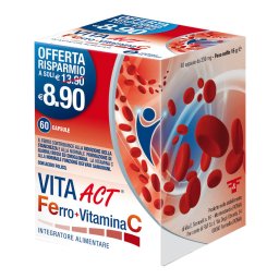 Vita Act Ferro + Vitamina C 60 Capsule