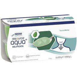 Resource Aqua Acqua Gelificata+Mint Cup 6 4x125 G